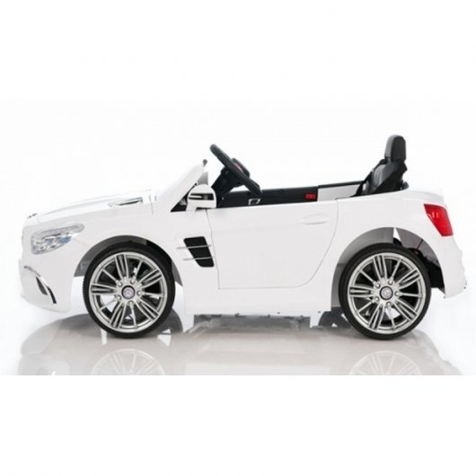 Coche Eléctrico con Licencia Mercedes SL400 12V Blanco