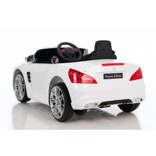 Coche Eléctrico con Licencia Mercedes SL400 12V Blanco