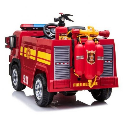 ATAA Cars Camião de Bombeiros Eléctrico 12V Vermelho