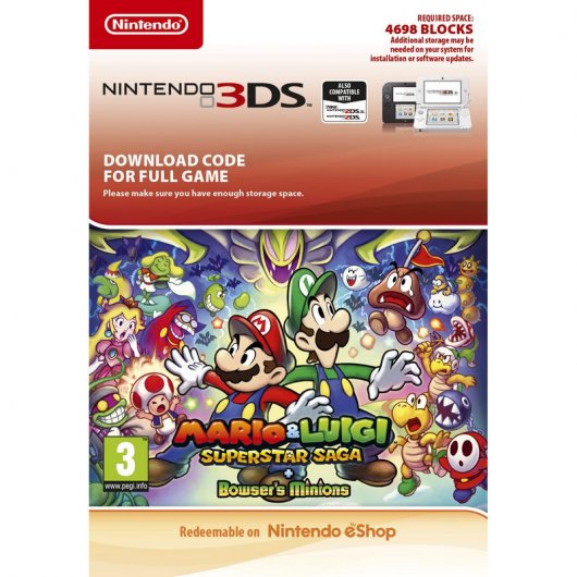 Mario & Luigi Superstar Saga + Bowsers Minions Nintendo 3DS Nintendo eShop
