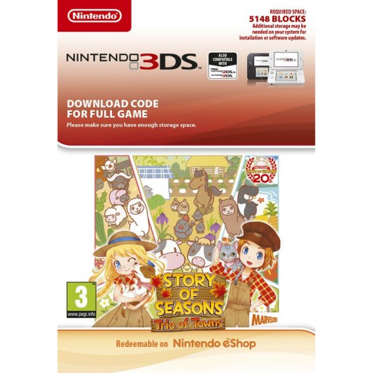 Story of Seasons: Trio of Towns Nintendo 3DS Nintendo eShop