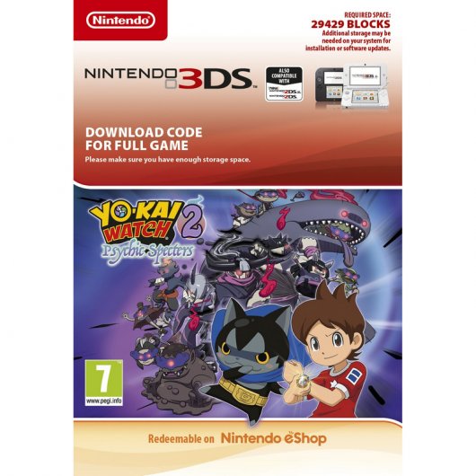 Yo-Kai Watch 2 Psychic Specters for on sale Nintendo 3DS