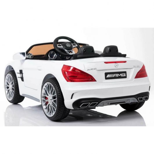 Carro Eléctrico com Licença Mercedes SL65 12V Branco