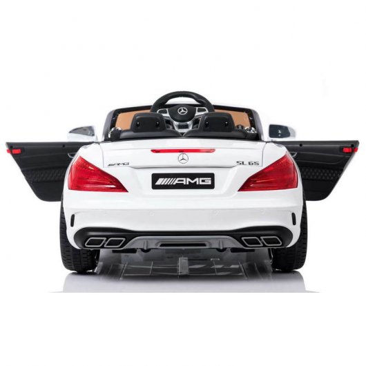 Carro Eléctrico com Licença Mercedes SL65 12V Branco