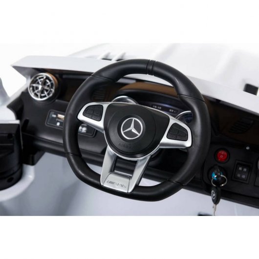 Carro Eléctrico com Licença Mercedes SL65 12V Branco