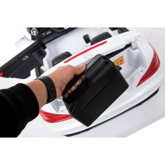 Carro Eléctrico com Licença Mercedes SL65 12V Branco