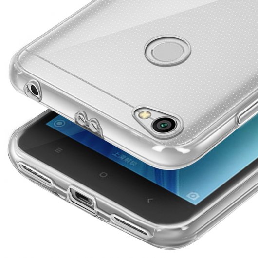 Avizar Capa Protetora de Silicone Proteção Total Transparente para Xiaomi Redmi Note 5A