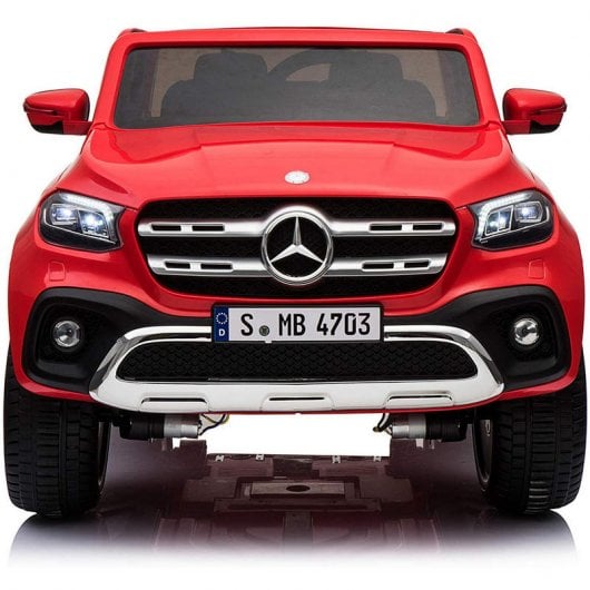 Carro Eléctrico Mercedes Benz PickUp 2 Placas 12V Vermelho