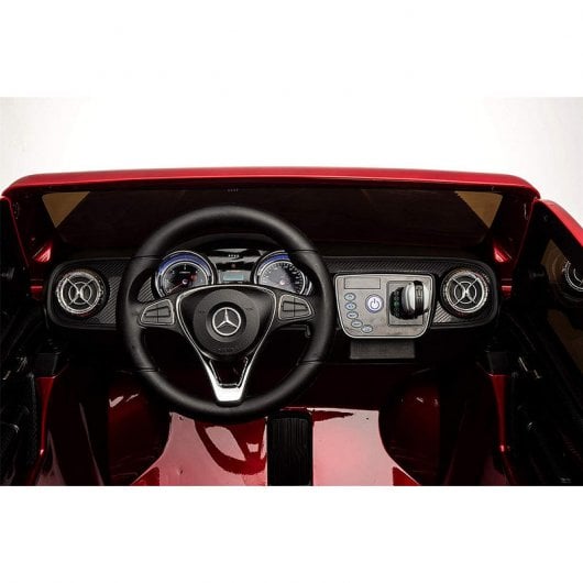 Carro Eléctrico Mercedes Benz PickUp 2 Placas 12V Vermelho