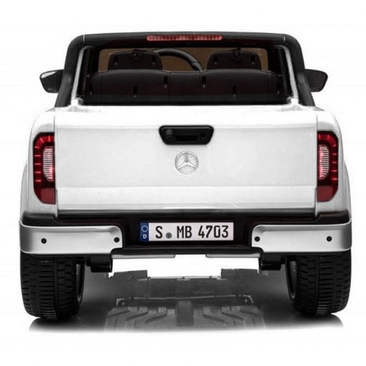 Coche Eléctrico Mercedes Benz PickUp 2 Plazas 12V Blanco