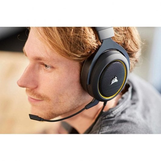 Corsair HS60 Pro Surround Auriculares Gaming 7.1 Amarillos