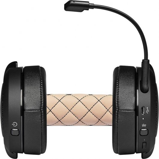 Corsair HS70 Pro Wireless Auriculares Gaming Inalámbricos 7.1 Crema
