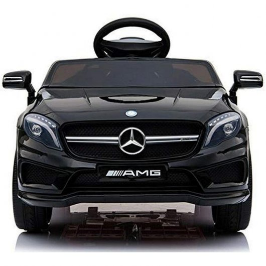 Ataa Cars Coche Eléctrico con Licencia Mercedes GLA AMG 12V Negro