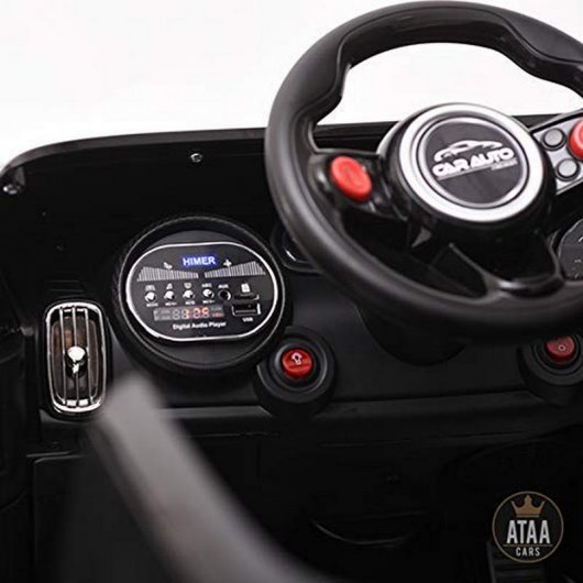 Ataa Cars Coche Eléctrico R-Sport 12V Negro