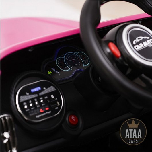 Carro Eléctrico R-Sport 12V Rosa