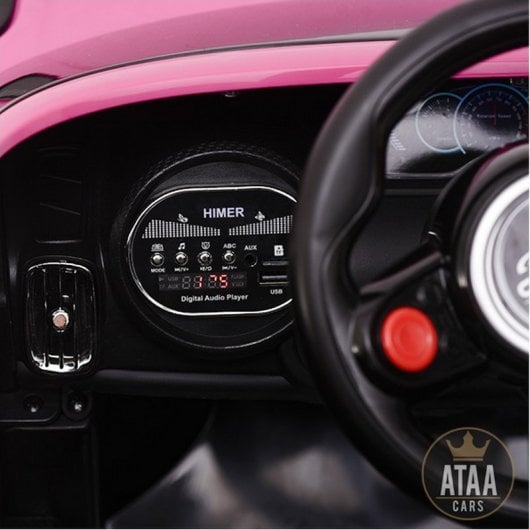 Carro Eléctrico R-Sport 12V Rosa