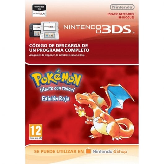 Pokémon Edición Roja VC Nintendo 3DS Nintendo eShop