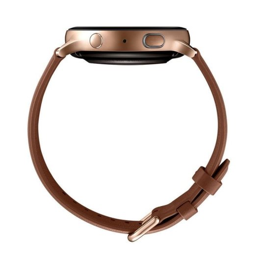 Samsung Galaxy Watch Active2 Bluetooth GPS NFC 44mm Super AMOLED Acier Or M/L Étanche IP68 Pulsomètre Suivi Sommeil