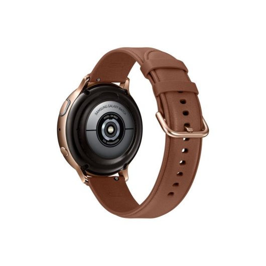 Samsung Galaxy Watch Active2 Bluetooth GPS NFC 44mm Super AMOLED Acier Or M/L Étanche IP68 Pulsomètre Suivi Sommeil