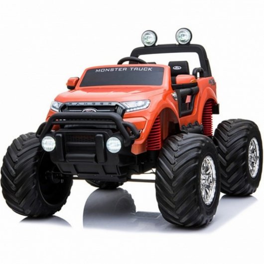 Carro Eléctrico com Licença Ford Monster Truck 12V Laranja