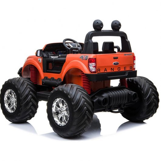 Carro Eléctrico com Licença Ford Monster Truck 12V Laranja