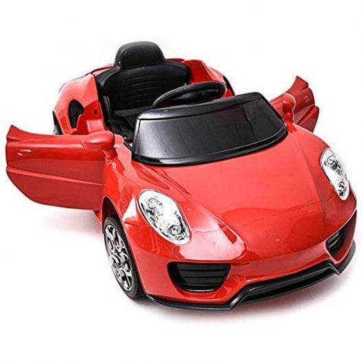 Coche Eléctrico F400 Estilo Ferrari 12V Rojo