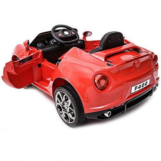 Coche Eléctrico F400 Estilo Ferrari 12V Rojo
