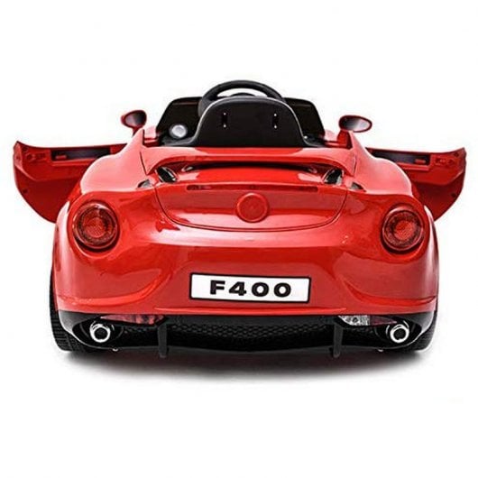 Coche Eléctrico F400 Estilo Ferrari 12V Rojo