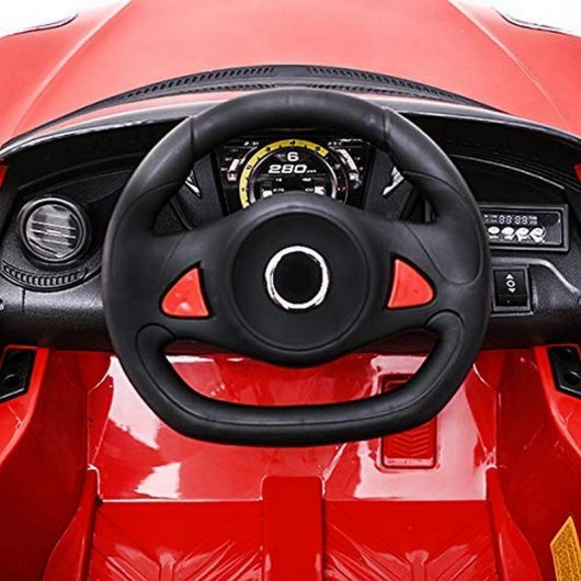 Coche Eléctrico F400 Estilo Ferrari 12V Rojo