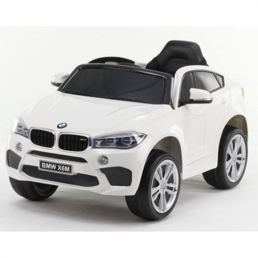 Carro Eléctrico com Licença BMW X6M 12V Branco