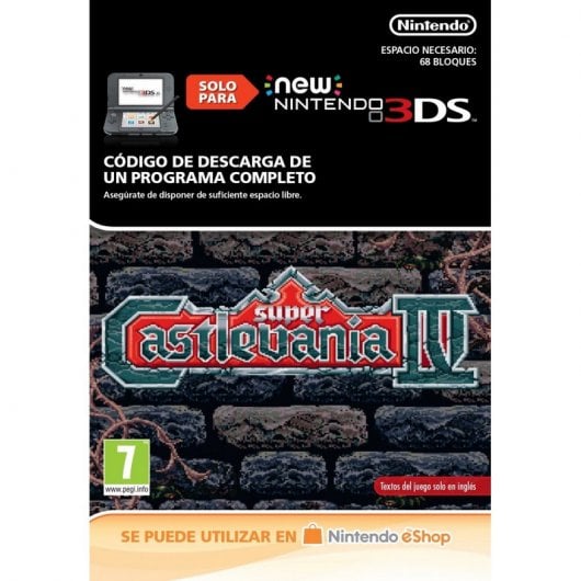 Super Castlevania IV VC Nintendo 3DS Nintendo eShop