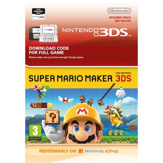 Super Mario Maker for 3DS Nintendo 3DS Nintendo eShop