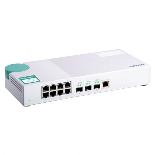 QNAP QSW-308-1C commutateur réseau Non-géré Gigabit Ethernet (10/100/1000) Blanc