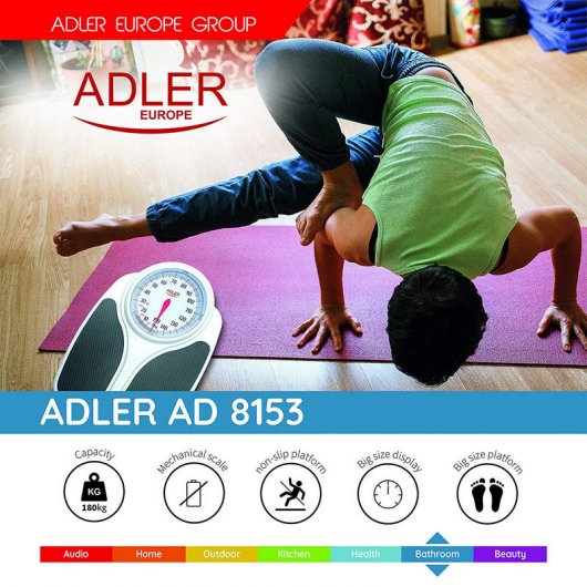Adler AD 8153 Balança de Banho Mecânica