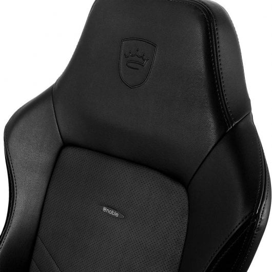 Noblechairs Sedia da gioco nera in pelle PU Hero