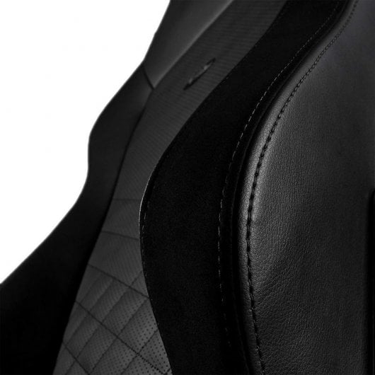 Noblechairs Sedia da gioco nera in pelle PU Hero