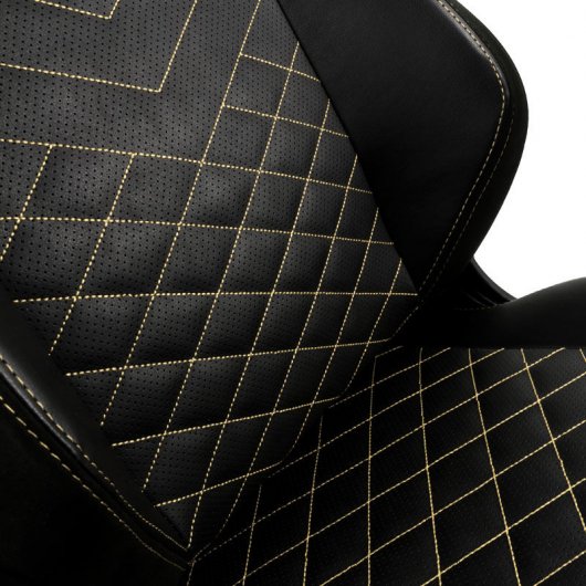 Noblechairs Hero Cuero PU Silla Gaming Negra/Oro