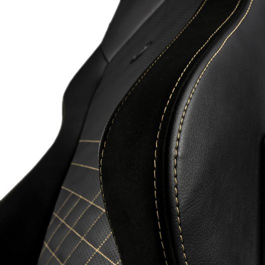 Noblechairs Hero Cuero PU Silla Gaming Negra/Oro