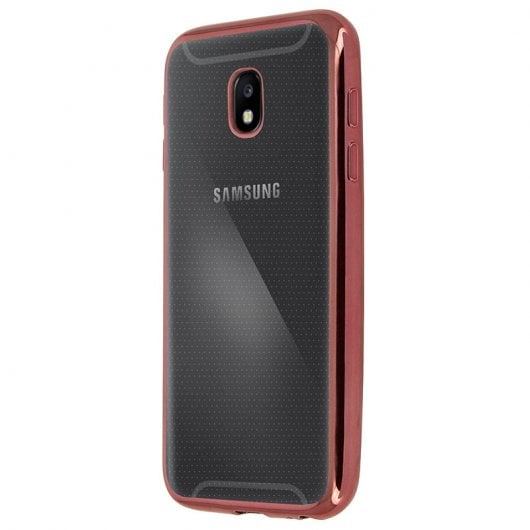 Avizar Funda Protectora de Silicona Transparente Doble Cara para Samsung Galaxy J3 2017