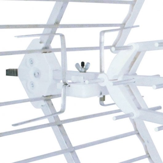 Antenne extérieure UHF triple amplifiée Metronic blanche