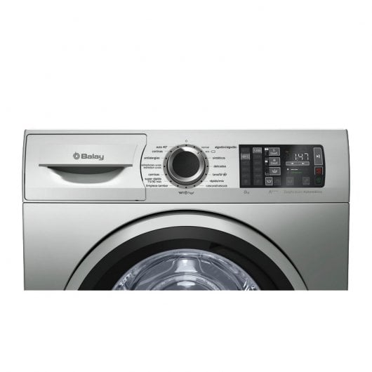 Balay 3TS986XA Lavadora de Carga Frontal 8Kg A+++ Acero Mate