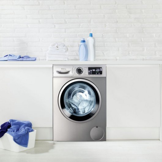 Balay 3TS986XA Lavadora de Carga Frontal 8Kg A+++ Acero Mate