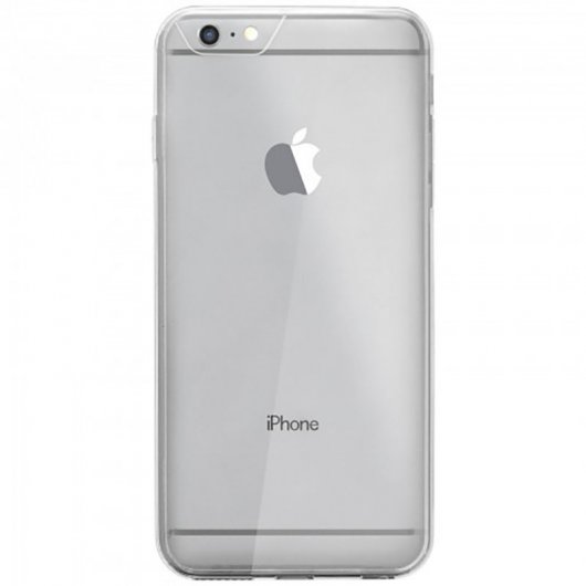 Avizar Funda Protectora de Silicona Transparente con Bordes Bumper para iPhone 6 Plus / iPhone 6S Plus