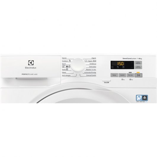 Electrolux EW6F5822BB Lavadora Carga Frontal 8Kg D Blanca
