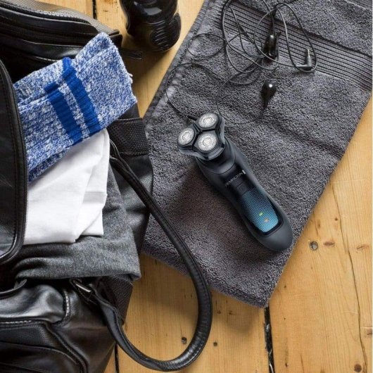 Rasoio Elettrico Viso Remington HyperFlex AquaXR1430 Senza Filo 60min Impermeabile 3 Testine Ricarica Rapida