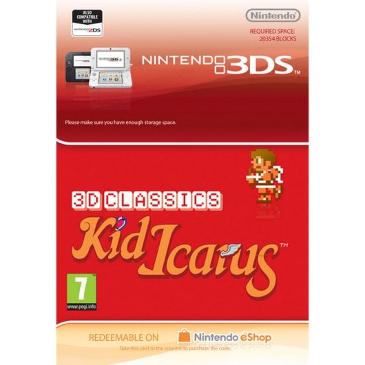 3D Classics Kid Icarus Nintendo 3DS Nintendo eShop