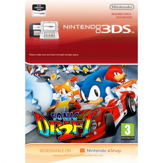 Sonic Drift 2 VC Nintendo 3DS Nintendo eShop