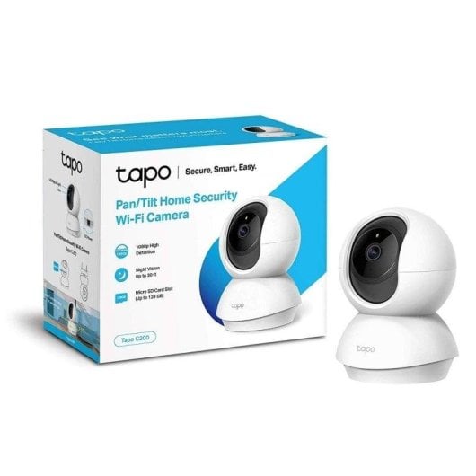 Caméra de surveillance TP-Link Tapo C200 FullHD Vision Nocturne Intérieure Audio Bidirectionnel Alarme