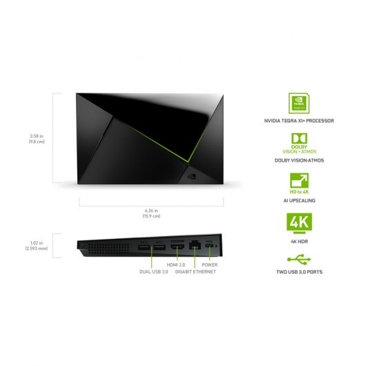 Custodia In Silicone Per Telecomando NVIDIA Shield TV Pro/4K HDR – Antiurto 3m, Antiscivolo Con Cordino, Lavabile (Nero)