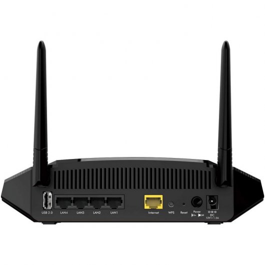 Netgear R6260 Router Inalámbrico Dual Band Gigabit Ethernet Negro